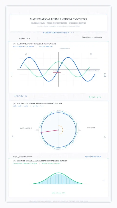 Waveform animation sine curve circle graph data motion graphic loop Stockbeeldmateriaal 346543917
