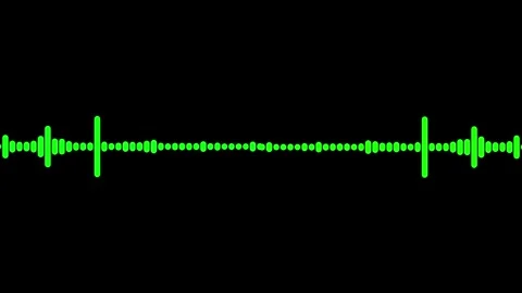 Waveform Audio. Abstract Sound Waves Background Stock Footage 311037011