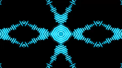 Waveform blue loop Stock-Footage 48803004