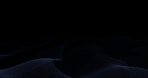 Waveform Drift A Pulse in the Void Loop Animated Background Stock Footage 313670405