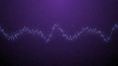 Waveform equalizer and audio visualization Stock Footage 167216546