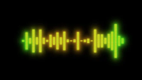 Waveform Equalizer Motion Background. Stock Footage 320328444