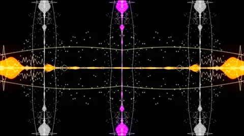 Waveform music background 5 Stock Footage 58535834