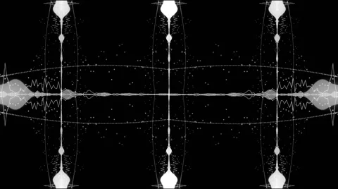 Waveform music background 6 Video stock 58535882