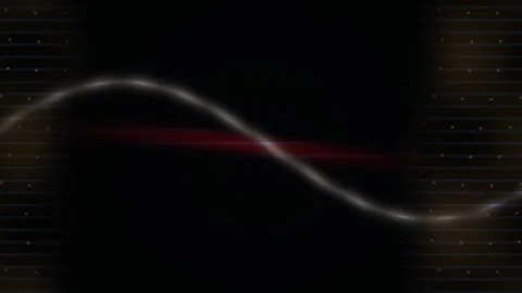Waveform patterns on dark background. Stock Footage 336710645