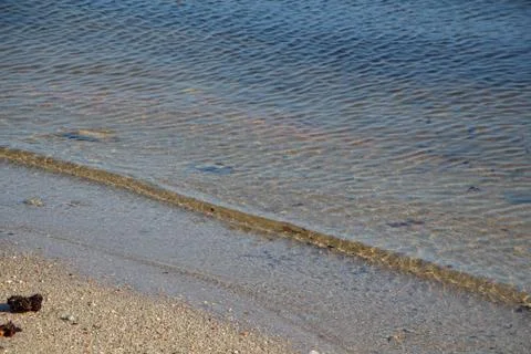 Wavelet on the beach Stock Photos