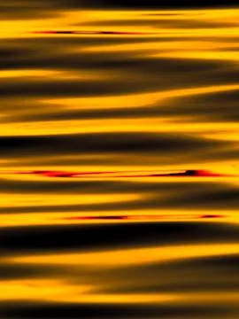 Wavelets on the surface of sunset lake Stock Photos