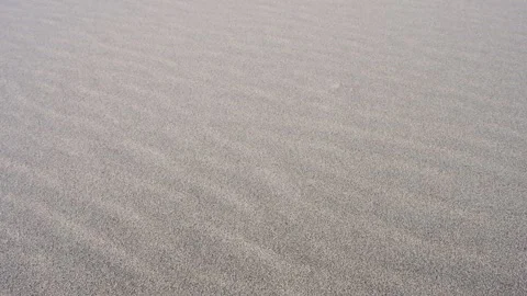 Wavelike Patterns Sculpted by Wind on a Sand Dune's Surface in the Durgun Nuur Stock Footage 318081515
