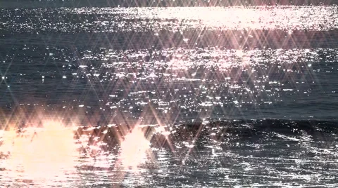 Waves 04 - star filter Stock Footage 1075975