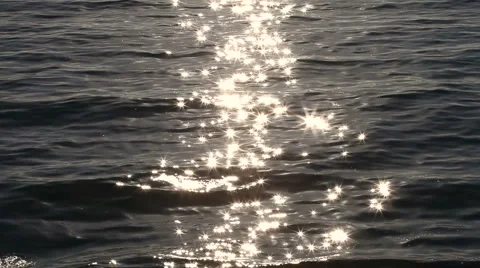 Waves 05 - star pattern on water Video stock 1076120