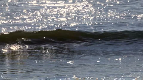Waves 06 - track with wave Stock Footage 1076057