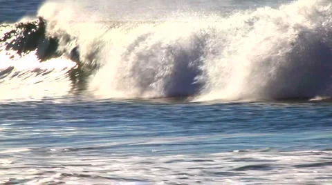 Waves 12 - tracking Stock Footage 5186442