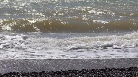 The waves 4 slow motion Stock Footage 132288989