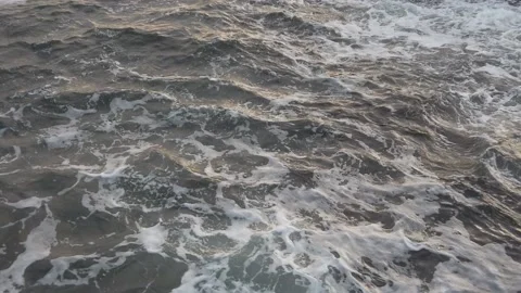 Waves (4K slow-motion) Stock Footage