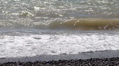 The waves 5 slow motion Stock Footage 132288990