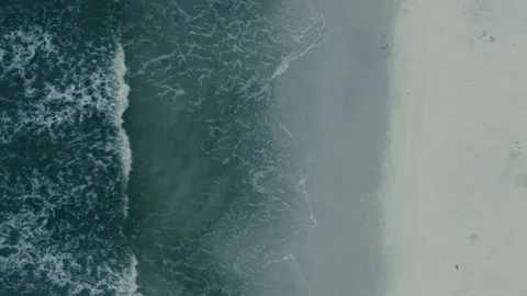 Waves From Above Video stock 126830032