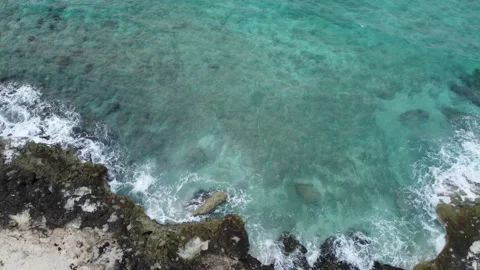 Waves from above Stock Footage 147902059