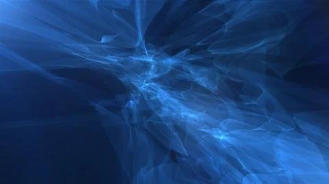 Waves Abstract Motion Blue Background Stock Footage