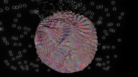 Waves abstract,3d,4k Stock Footage 166393065