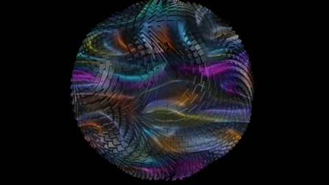 Waves abstract,3d,4k Stock Footage 166393368