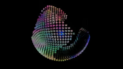 Waves abstract,3d,4k Stock Footage 166393986