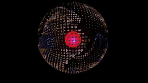 Waves abstract,3d,4k Stock Footage 166403699