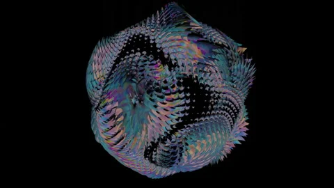 Waves abstract,3d,4k Stock Footage 166405596