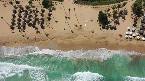 Waves aerial view Video stock 166711181