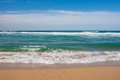 Waves at Agva Beach Stock Photos