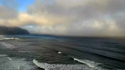 Waves along the Coast - Drone 스톡 동영상 201173180