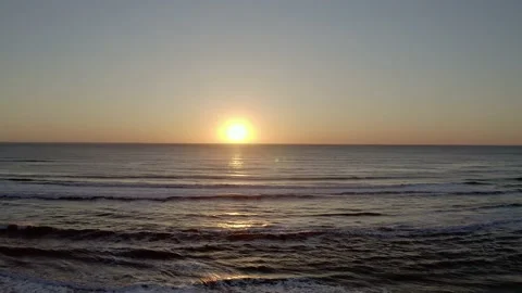 Waves along the Coast - Drone Stock Footage 201181996