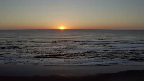 Waves along the Coast - Drone Stock Footage 201183184