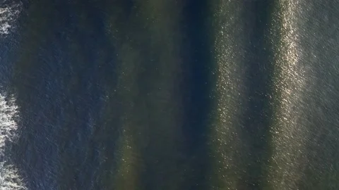 Waves along the Coast - Drone Stock Footage 201183499