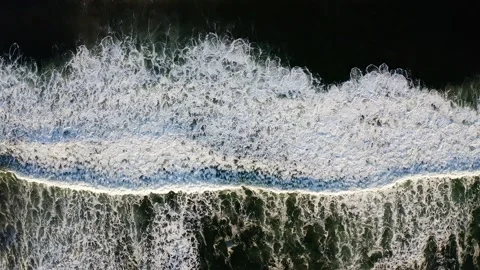 Waves along the Coast - Drone Stock-Footage 201184187