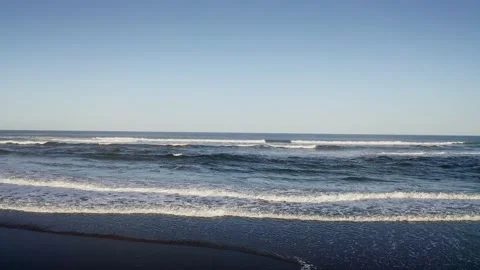 Waves along the Coast - Drone Stock Footage 201184510