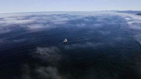 Waves along the Coast - Drone Stock Footage 201186398