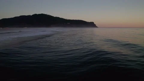Waves along the Coast - Drone Stock Footage 201188526