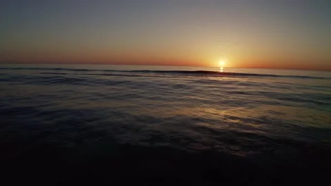 Waves along the Coast - Drone Stock Footage 201188538
