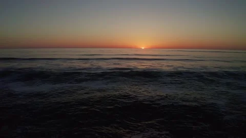 Waves along the Coast - Drone Video stock 201189582