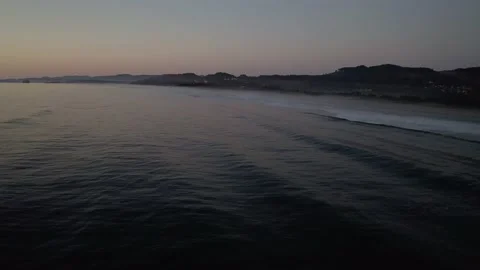 Waves along the Coast - Drone Stock Footage 201190012
