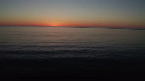 Waves along the Coast - Drone Video stock 201190524