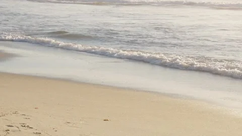 Waves along shoreline Stock Footage 172564498