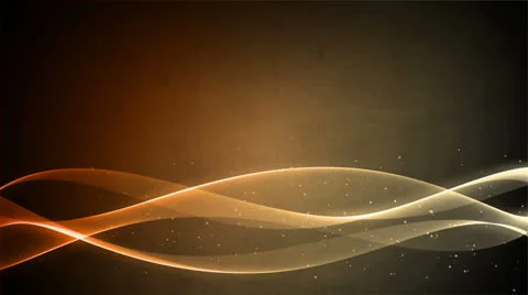 Waves Amber Orange Stock Footage 26121256