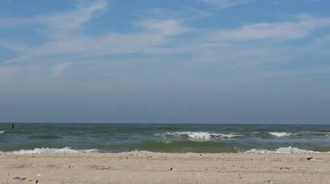 Waves and Beach Video stock 26638683