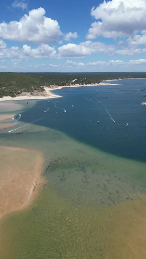 Waves and beach Stock Footage 299126788