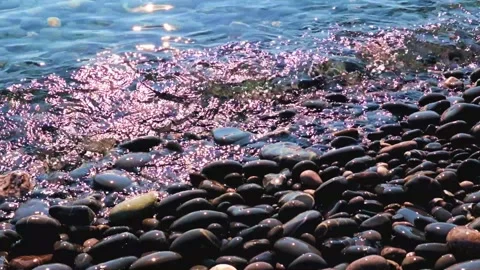 Waves and beach Stock-Footage 327107146