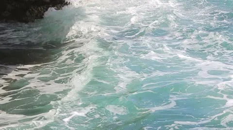 Waves and breakers at the ocean Stock Footage 8924063