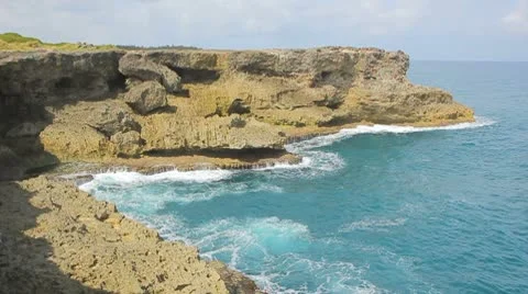 Waves and breakers at the ocean Stock Footage 8952939