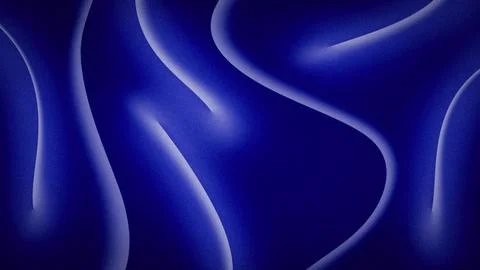 Waves and dunes, dark blue, cyan abstract gradient background Stock Illustration