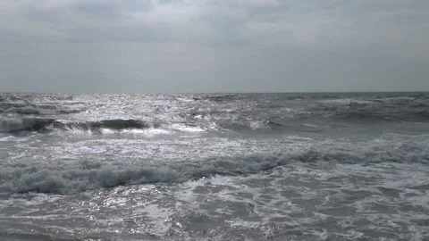 Waves and foam Stock Footage 86132136